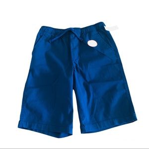 Boys Blue Pull On Navy Blue Khaki Shorts Size XL 14 16 - School Uniform New